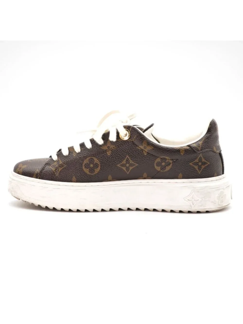 Louis Vuitton Yayoi Kusama Collaboration Sneakers Brown Bag